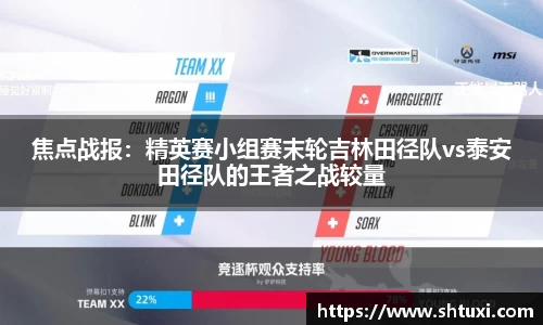 焦点战报：精英赛小组赛末轮吉林田径队vs泰安田径队的王者之战较量