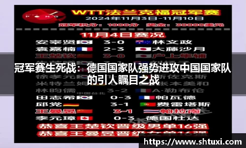 冠军赛生死战：德国国家队强势进攻中国国家队的引人瞩目之战